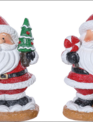 Small Glitter Resin Santa (2-Styles)