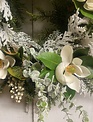 Custom Winter Natural Magnolia Wreath