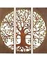 Rustic Tri Panel Tree of Life Wall Art