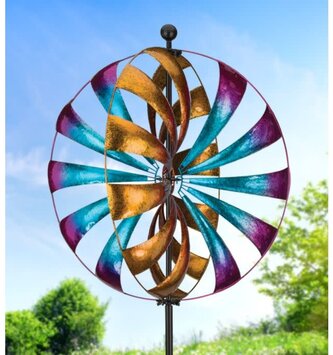 Colorful Orb Wind Spinner