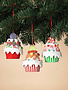 Clay Dough Holiday Cup Cake Ornament