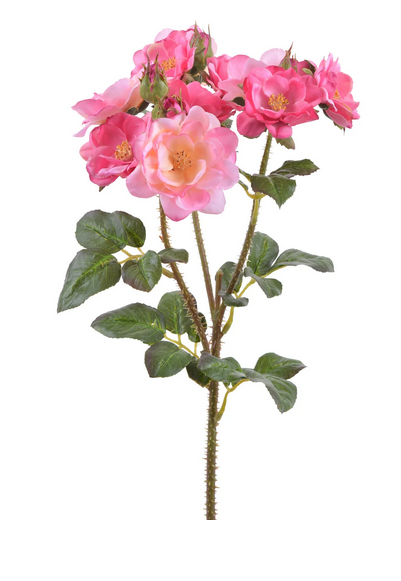 23" Trailing Rose Spray (3-Colors)