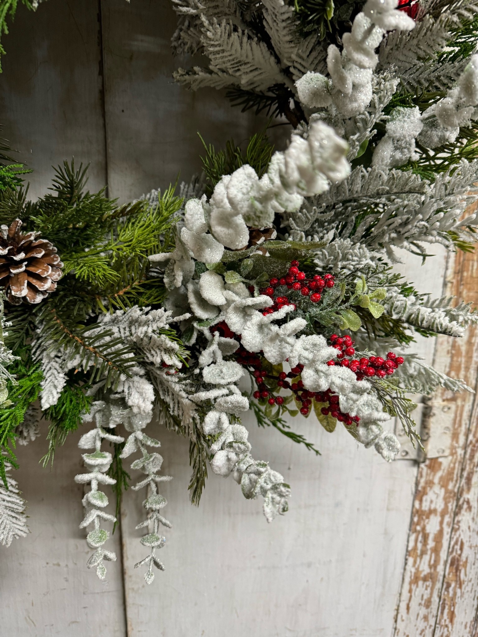 Custom Winter Blessings Wreath