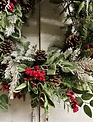 Custom Hemlock & Holly Wreath