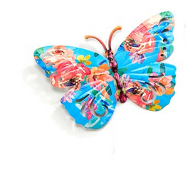 Mini Floral Metal Butterfly (4-Styles)