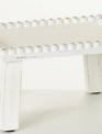 White Wooden Beaded Riser (2-Sizes)