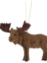 4" Furry Moose Ornament