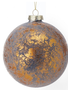 Frosted Copper Leaf Ornament