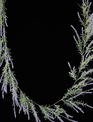 6' Wispy Lavendar Garland