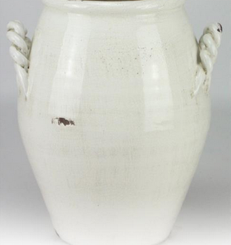 Vintage Braided Handle Vase