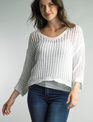 Tempo Paris Scalloped Edge Knit Crop Sweater By: Tempo Paris