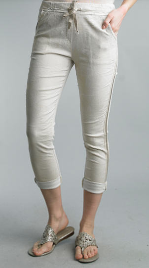 Tempo Paris Pull on Shimmer Pants By: Tempo Paris