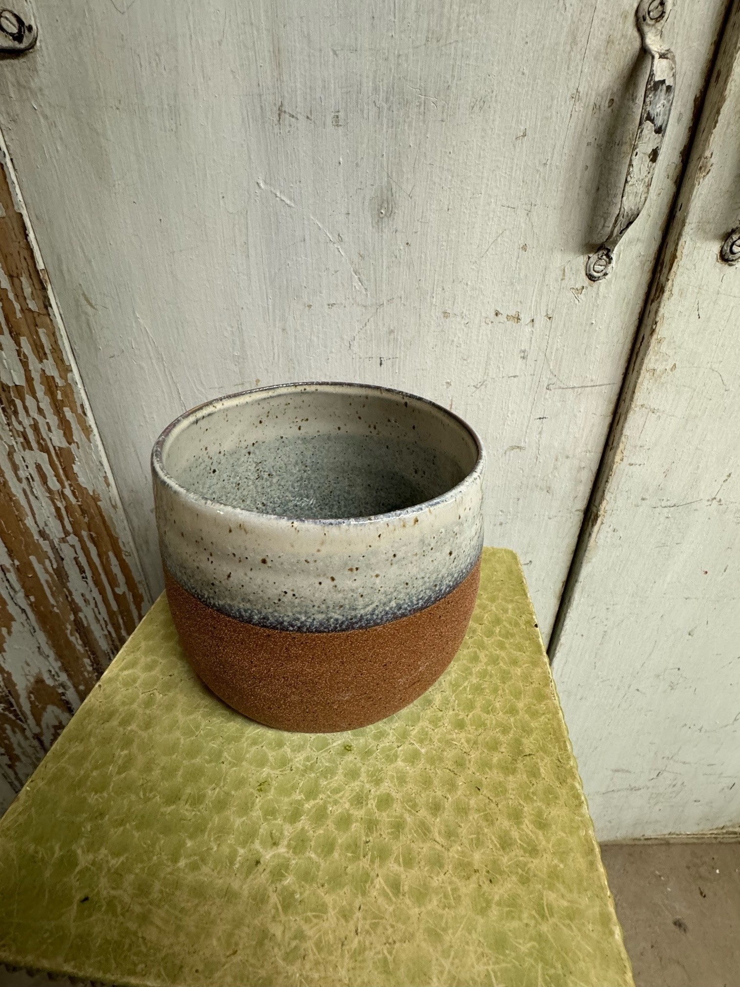 Two Tone Terra Cotta Container (3-Sizes)