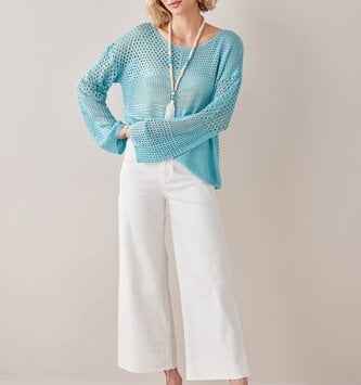 Charlie Paige Aria Scoop Neck Sweater By: Charlie Paige