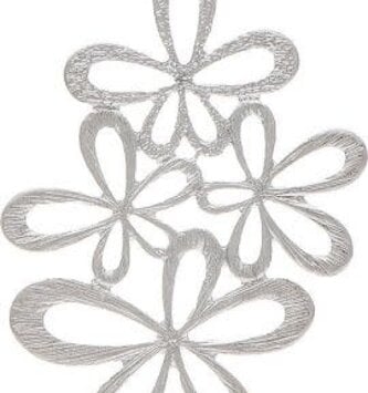Silver Flower Power Earrings