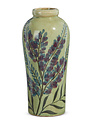 Painted Floral Ceramic Vase
