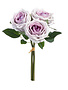 Real Touch Dusty Purple Rose Spray