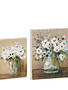 Floral Textured Block Art (2-Sizes)