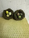 Mini Birds Nest w/ 3 Eggs (2-Styles)