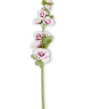 43" Purple Hollyhock Stem