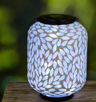 Iridescent Mosaic Solar Lantern (2-Styles)