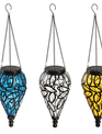Hanging Finial Solar Lantern (3-Colors)