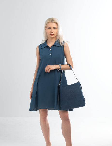 Simply Noelle Sleeveless Collared Dress By: Simply Noelle