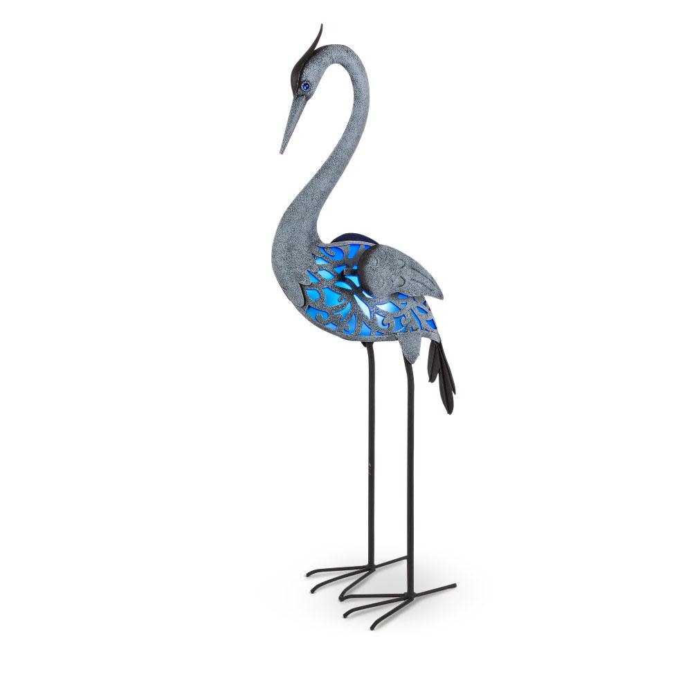 Solar LED Standing Heron (2-Colors)