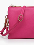 Riley 3 Compartment Crossbody Wristlet (10-Colors)