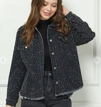 Veveret Sparkling Denim Jacket