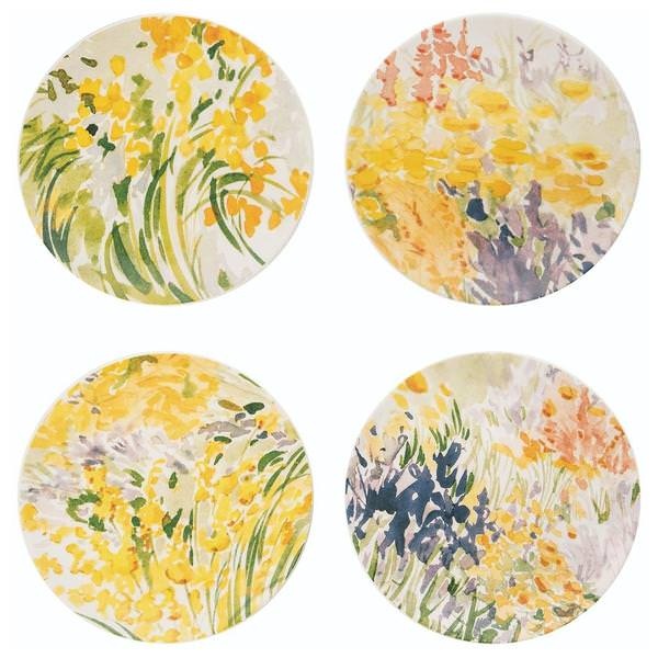 Lavender & Gold Appetizer Plate (4-Styles)
