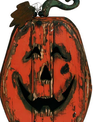 Hand Carved Happy Jack-o-Lantern