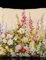 Grandmother's Garden Embroidery Pillow