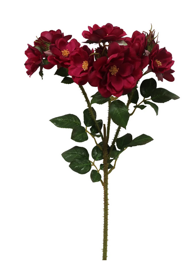 23" Trailing Rose Spray (3-Colors)