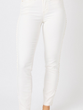 Judy Blue Mid Rise Braided White Relax Fit Jeans By: Judy Blue