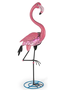 Solar Metal Flamingo