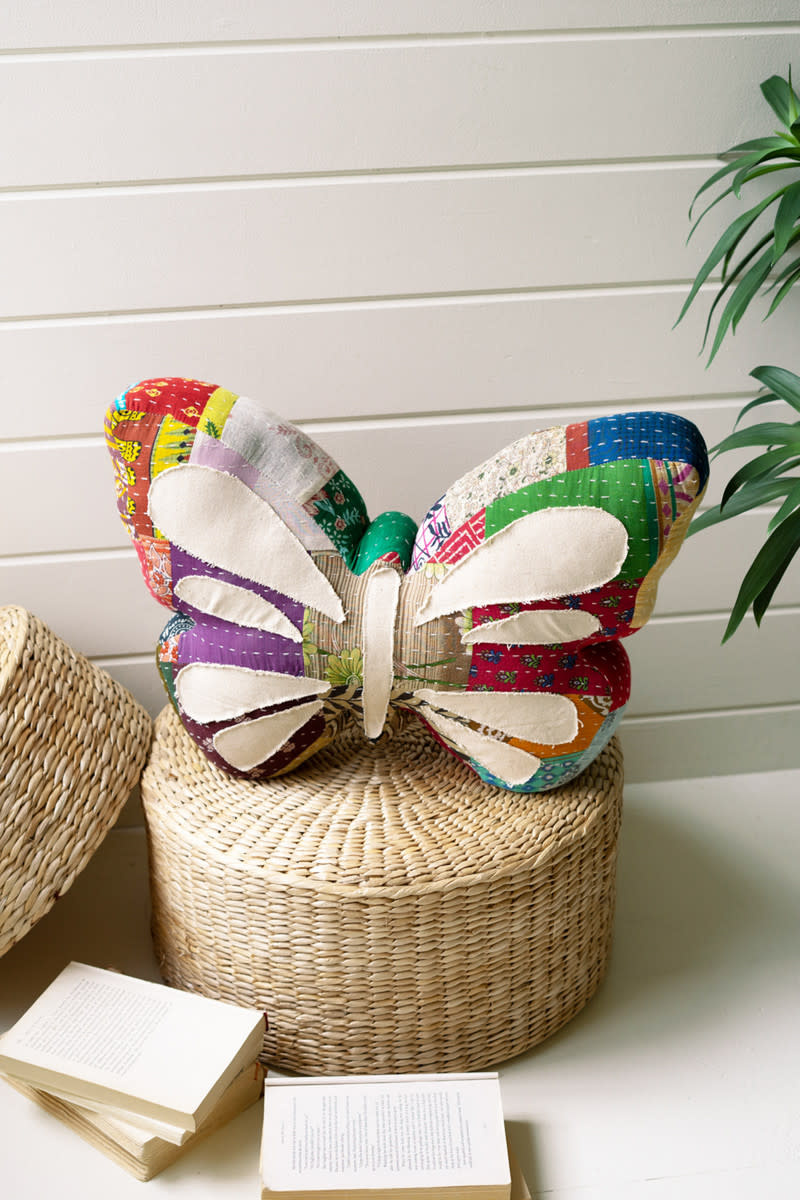 Quilted Butterfly Pillow
