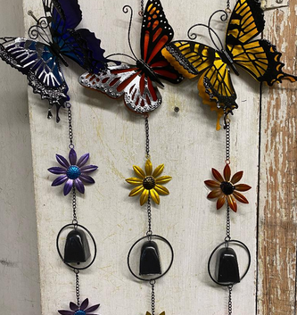 Hanging Butterfly Bell (3-Colors)