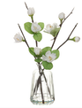 Cherry Blossom in Glass Vase