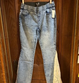 AZI Jeans Pull On Denim Brooke Jeans w/ Zip Eylet By: AZI