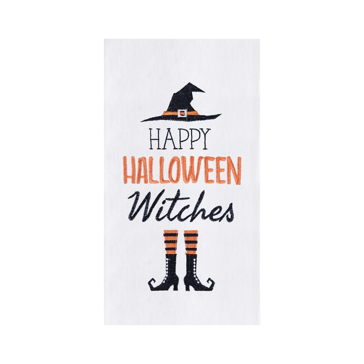 Happy Halloween Witches Tea Towel