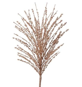 24" Gold Glitter Grass Spray