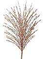 24" Gold Glitter Grass Spray
