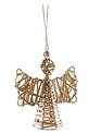 Rattan Angel Ornament