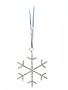Simple Rhinestone Snowflake Ornament