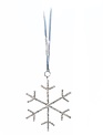 Simple Rhinestone Snowflake Ornament
