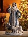 Santa with Woodland Animals