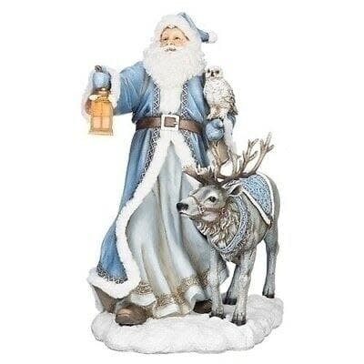 LED Santa with Reindeer