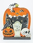 Wooden Lighted Jack-O-Lantern Sign