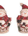 Snowman Family Salt & Pepper Set